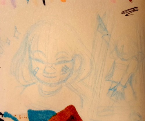 Some very quick UT scribblesI love drawing Frisk they&rsquo;re so cute ❤❤❤
