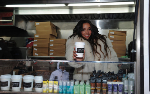 Tinashe serves up John Frieda Hair Care`s newest campaign #HairTalks in NYC.