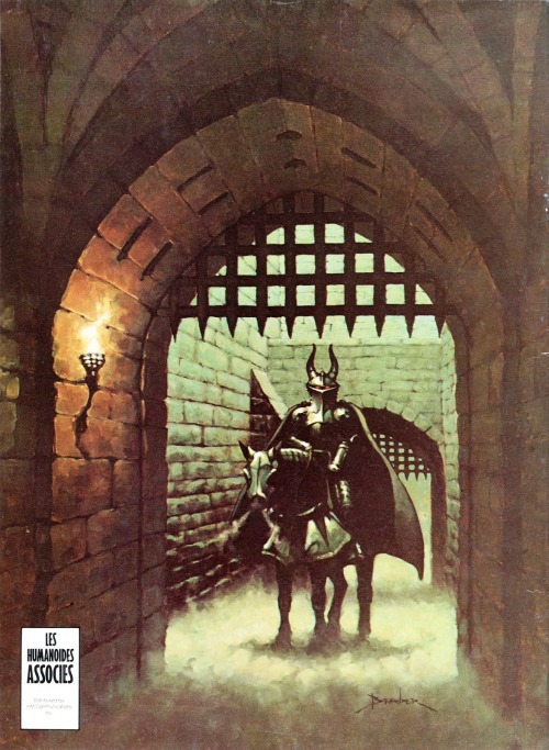 geekwarrior77:  Tom Barber.  Back cover of Heavy Metal magazine, May 1978