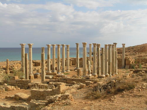 Byzantine Basilica at Apollonia in Cyrenaica (modern Libya). Photo courtesy &amp; taken by 