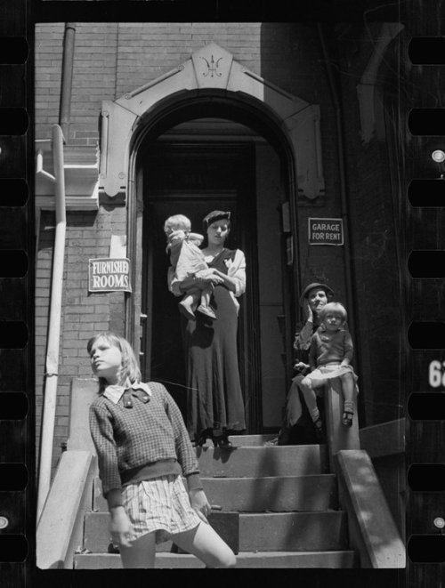 Typical rooming house in slum area of District of Columbia , 1945–1945Carl Mydans (American, 1907–20