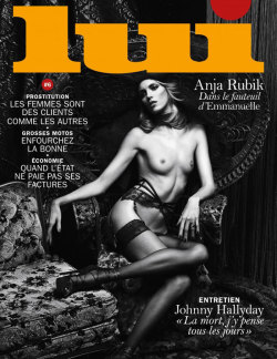 portraitsofgirls:  Anja Rubik covers Lui Magazine 