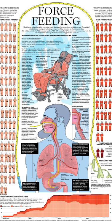 afrafemme:  criminalwisdom:  The Guantanamo Bay Force Feeding Program  The Obama administration is c