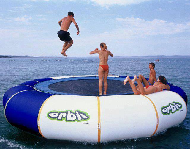 Amazing inflatable water park