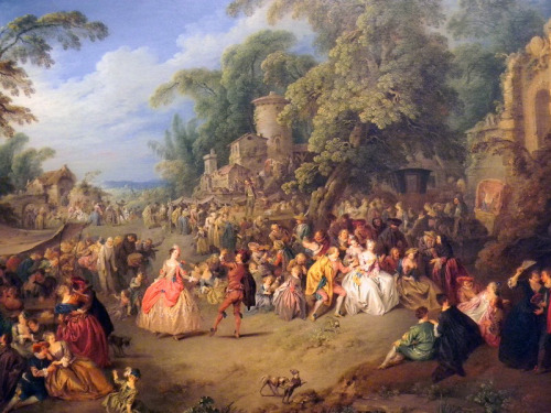 “The Fair at Bezons” by Jean Baptiste Joseph,1730