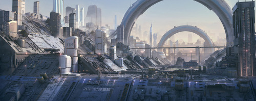 this-is-cool:The stunning science fiction and futuristic artworks of Stefan Morrell - www.th