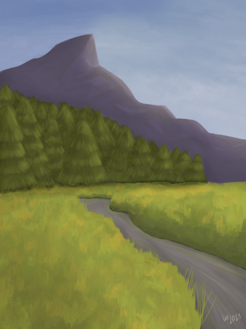 just me trying to get better at landscapes!inspo