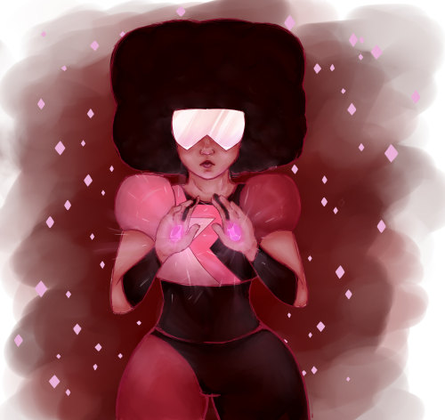 i-barf-rainbows:  I realized i’d never drawn this fine lady, so here’s some Garnet! i spent way too much time on this 