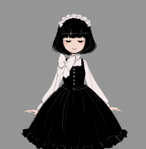 missus-ruin: more brush tests drew some lolitas