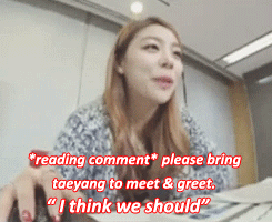 :  Ailee fangirling over Taeyang 
