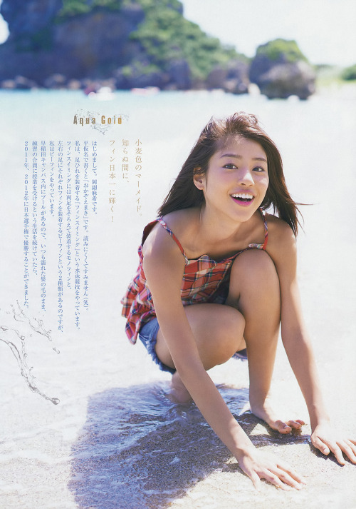 mayuyusuki:  岡副麻希 Big Comic Spirits 2014 No.48