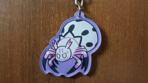 So I&rsquo;m a Spider, So What?-inspired Keychain! Shop link in reblog!