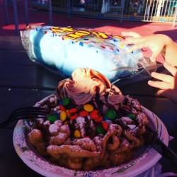 Funnel Cake &Amp;Amp; Cotton Candy &Amp;Hellip;And The Cutest Boy As My Date 😍
