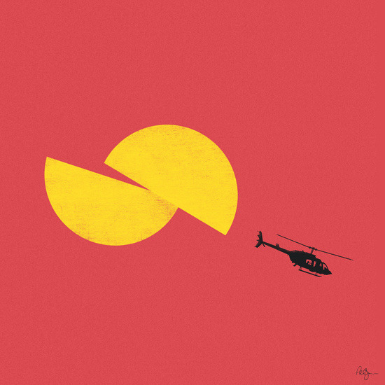 bestof-society6:   ART PRINTS BY PHIL JONES Mr. Tee Cloud High Five WAKE Day Break Comb