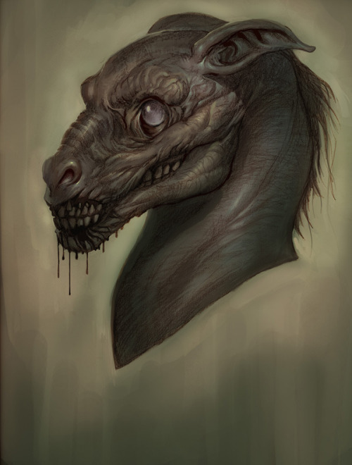 Nuckelavee by Olson A freaky skinless evil horse monster from Scottish folklore. Source: CGHUB