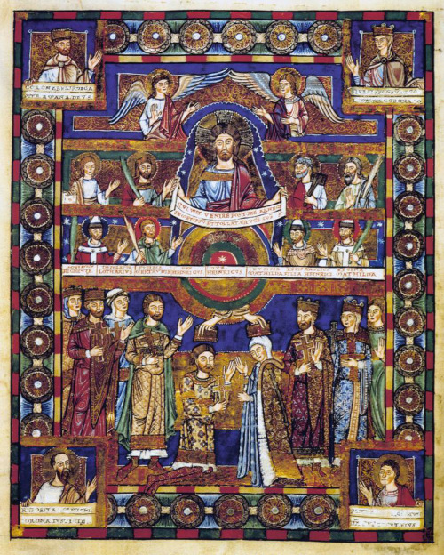 Illuminations from “The Gospels of Henry the Lion”, made ​​for the Duke of Saxony and Ba