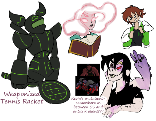 Some redesign doodles for my upcoming Ben 10 comic. Probably won’t see a lot of this stuff for a whi