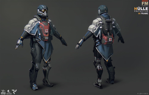 Old concepts for Dirty Bomb by Splash Damage and Nexon.
