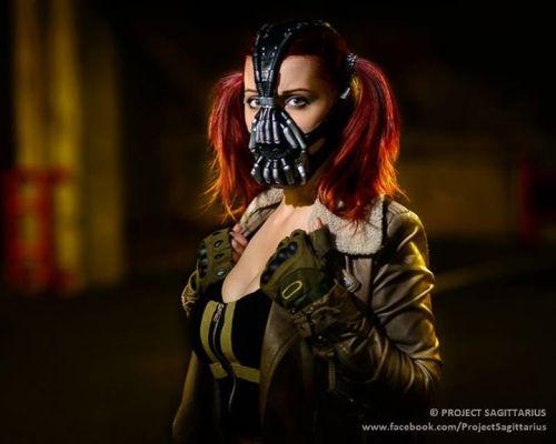 louisegoalby:  My Miss Bane cosplay from lfcc 2013. Got so much work to do on this! 