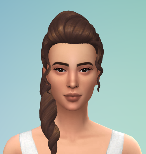 jewishsimming:Third time’s the charm for this?@historicalsimslife Josephine Updo and Princess 