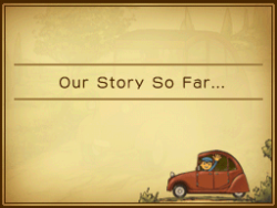 shinjinotikari17:  Every Our/The Story so Far stills form Professor Layton