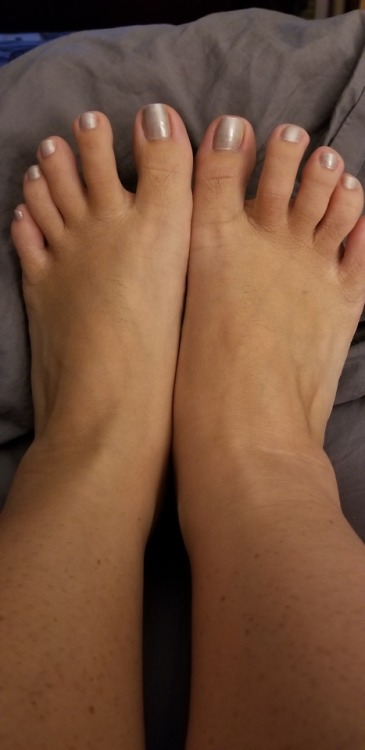 Scrubbed clean and a bit of lotion.