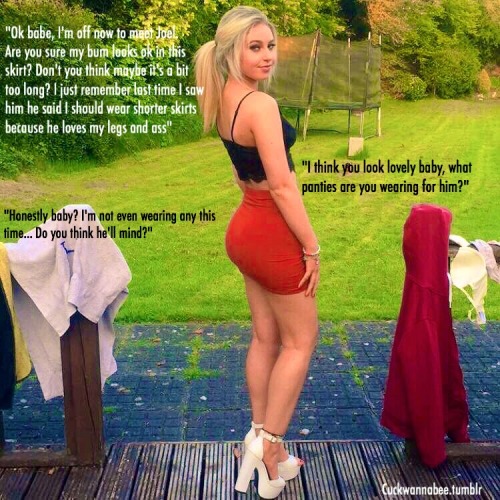 XXX cuckwannabee:“Do you think he’ll mind?” photo