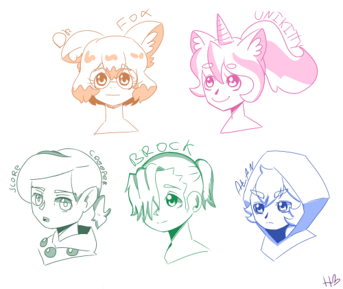My Anime Version Of Some Unikitty Characters