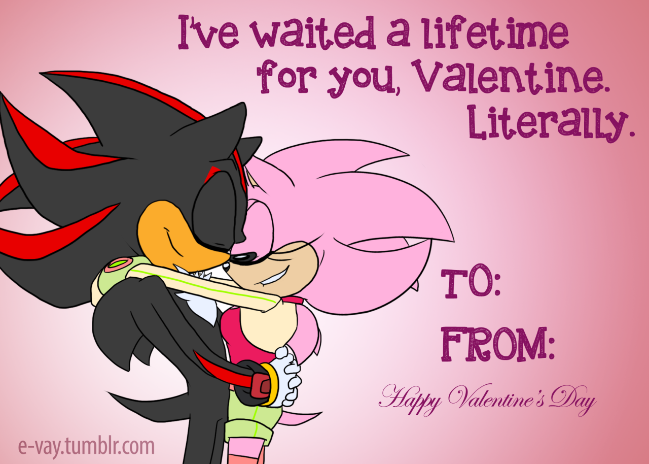 e-vay:  I made some Valentine’s Day (or Single Awareness Day, if you’re like