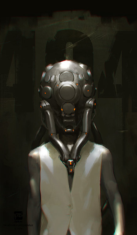 ArtStation - 404 head by ps deluxMore robots here.