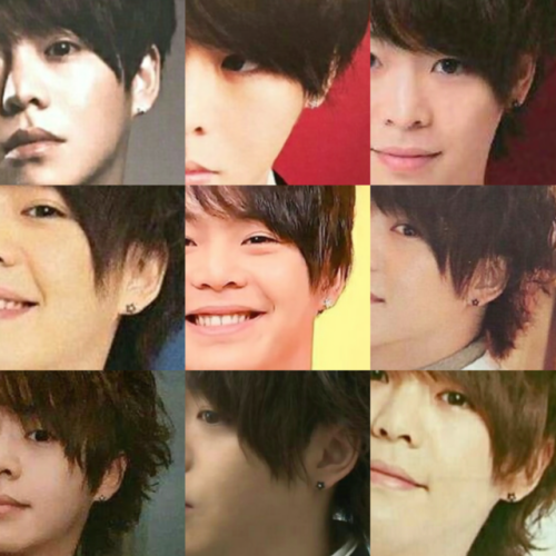 Just a small collection of Arioka Daiki wearing ☆ earings.