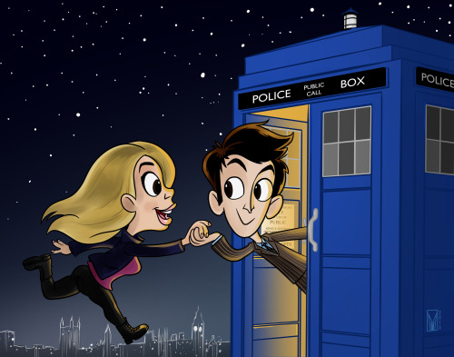 Doctor Who &amp; Rose by Mike Morris