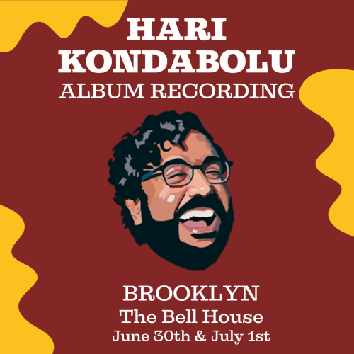 New York Fans!I’m recording my next special and album on June 30th and July 1st at the Bell House in