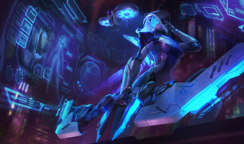 league-of-desu:PROJECT Ashe Splash Art