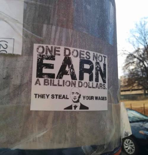 radicalgraff: “One does not earn a billion