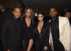 lovekardashian:  John Legend celebrating