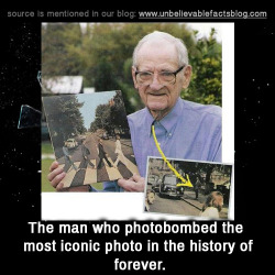 unbelievable-facts:  The man who photobombed