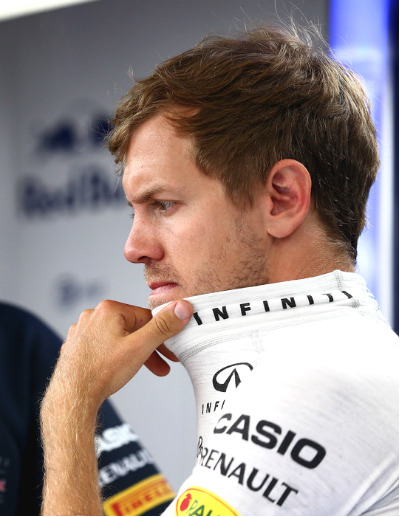 chasingpegasus:Sebastian Vettel caring for his beard in Monaco.