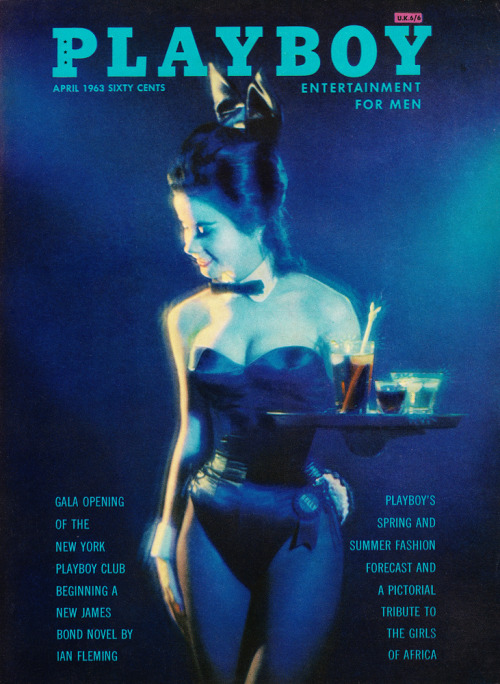 Playboy cover, April 1963