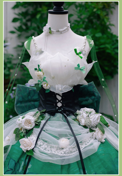 New Release: -The Wild Roses- Lolita Dress Set And Its Matching Shoes