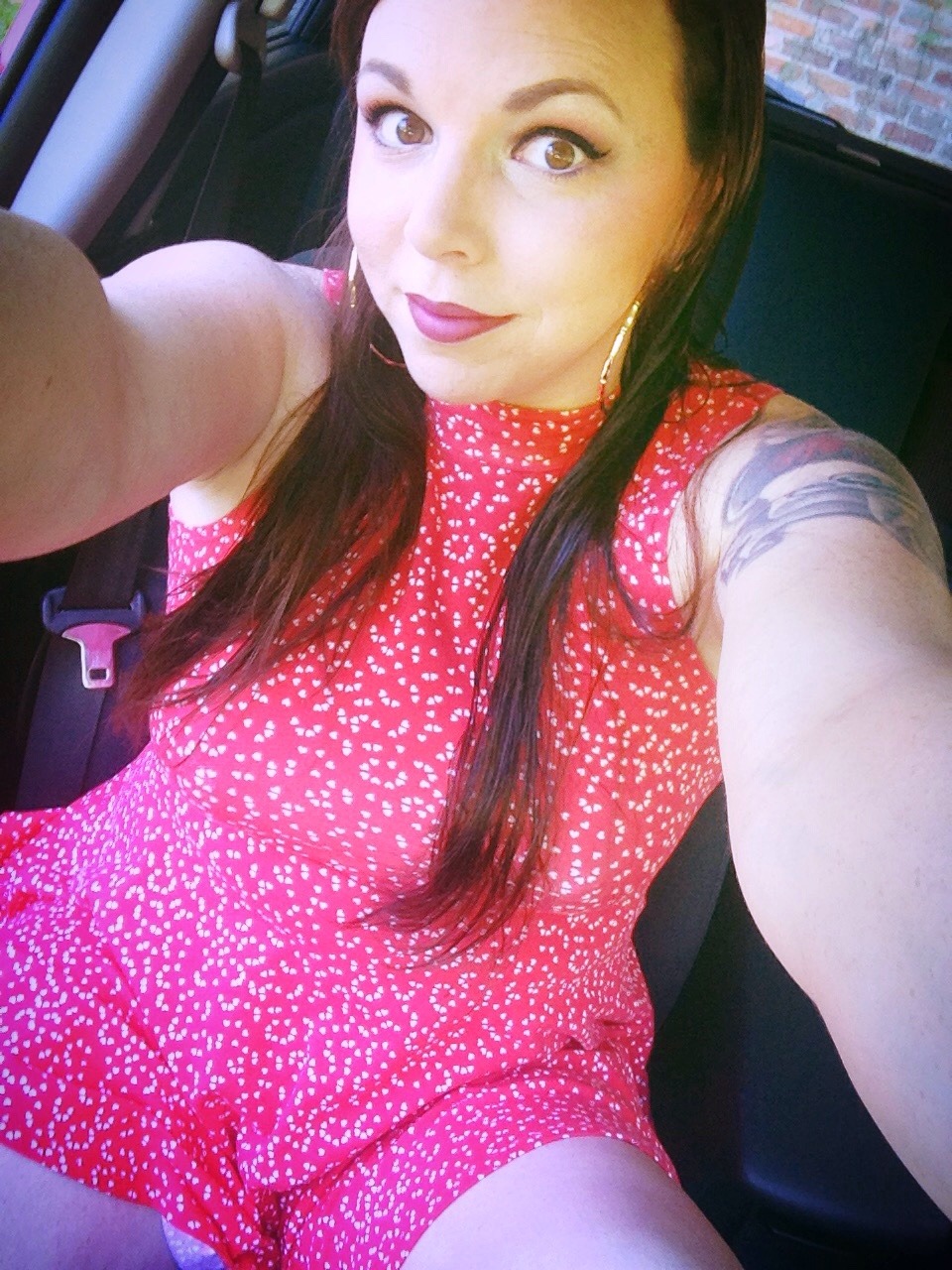 nudistcouplencva:  Riding around today w my hubby