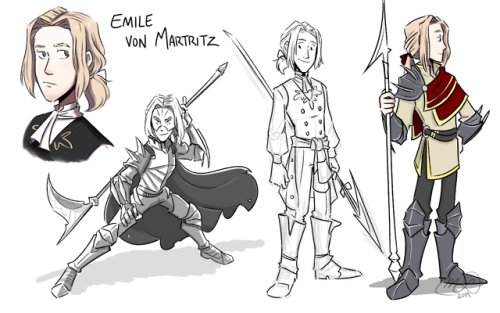 Three Houses AU where Emile also got to run away with Mercedes and their mother as children. Like… w