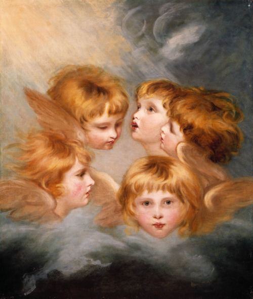 Heads of Angels: Miss Frances Gordon, Joshua Reynolds, 1786-87