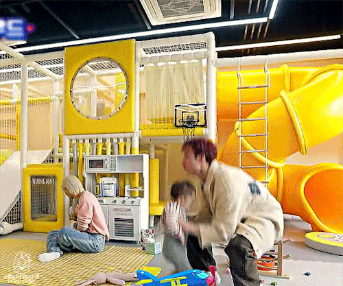Stray Kids Parenting Baby RoWoon Bang Chan & Felix