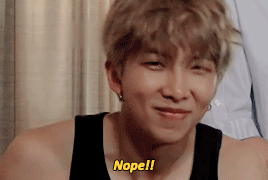 Jimin Introducing Namjoon