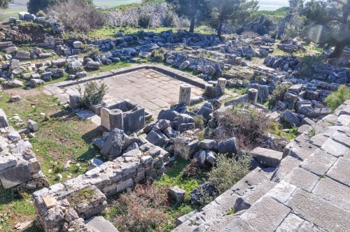 classicalmonuments: Prytaneion of Priene Priene, Ionia, Turkey 180 BCE The prytaneum was a meeting h