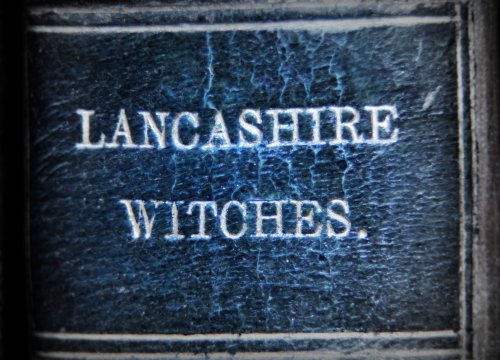 19th century leather bound edition of Lancashire Witches