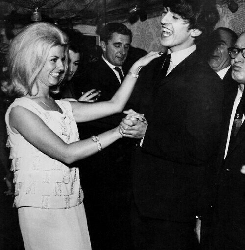 George dancing at a Mayfair party given by millionaire John Bloom, 9 November 1963.