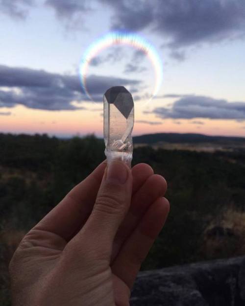 cosmofilius: Clear Quartz &amp; sunset beauty… ✨