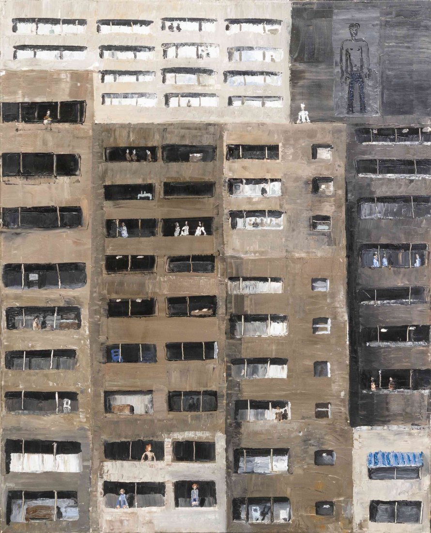 thunderstruck9:  Ignacio Iturria (Uruguayan, b. 1949), Tenements. Oil on canvas,